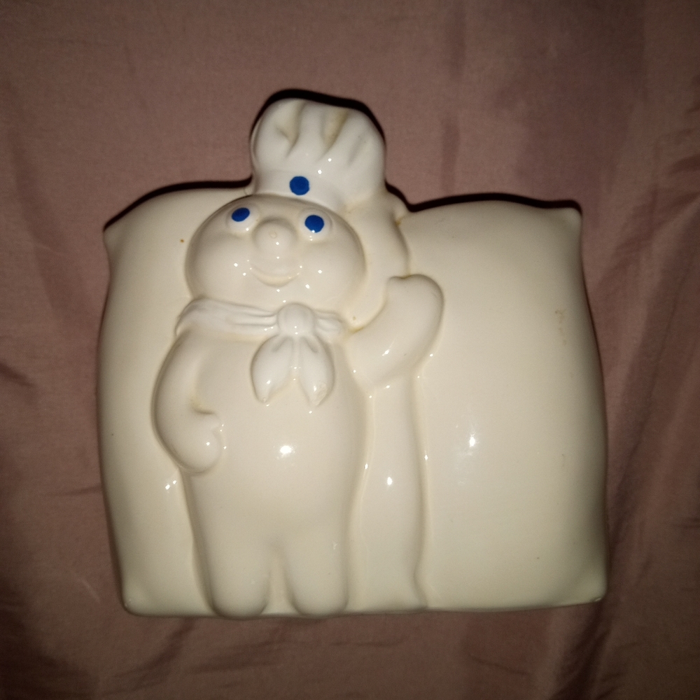 1988 Vintage Pillsbury Dough Boy Napkin Holder